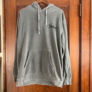 Slipknot‎ Grey Washed Graphic Hoodie Long Sleeve Pullover Size L